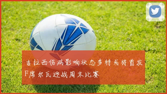 吉拉西伤病影响状态多特或将首发F席尔瓦迎战周末比赛